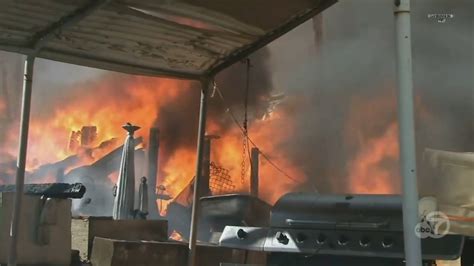 Forward progress stopped on Peterson Fire burning in Cold .